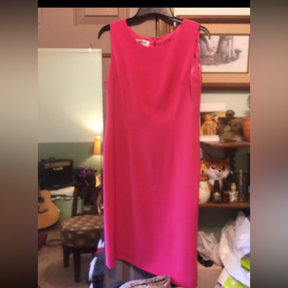 Y2K Pink Sleeveless Knee Length Dress Size 8P